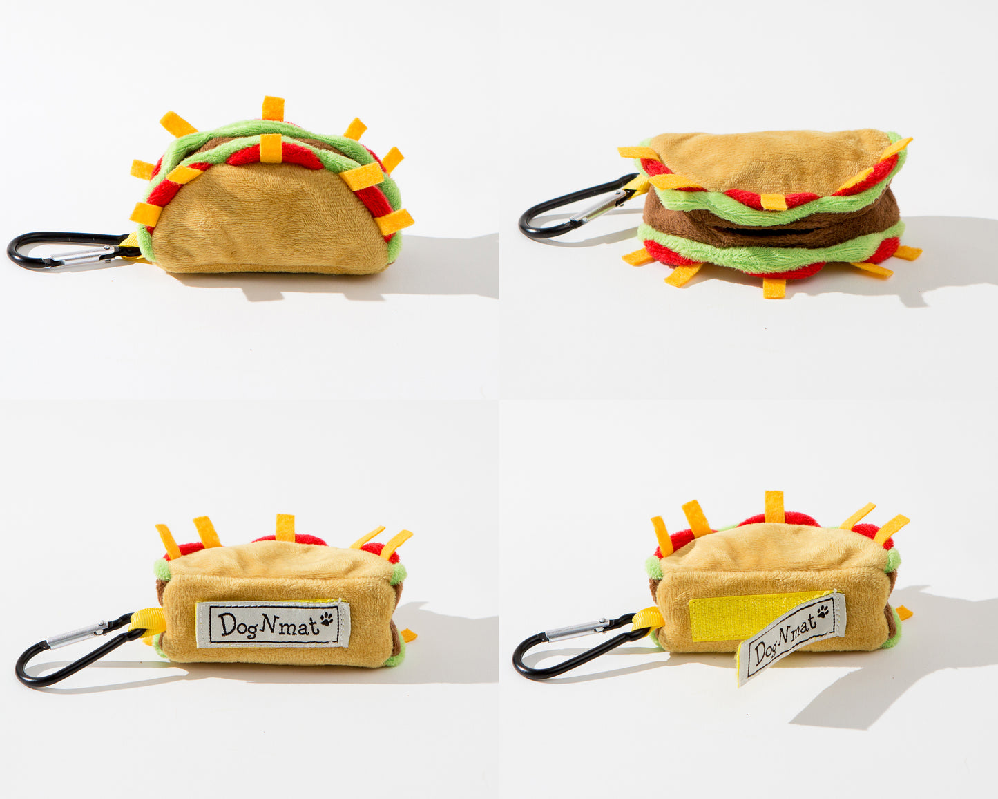 Flower Garden Snuffle Mat + Taco Poop Bag Dispenser & Poop Holder