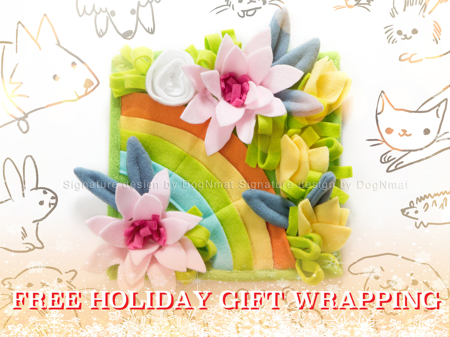 Flower Garden Snuffle Mat