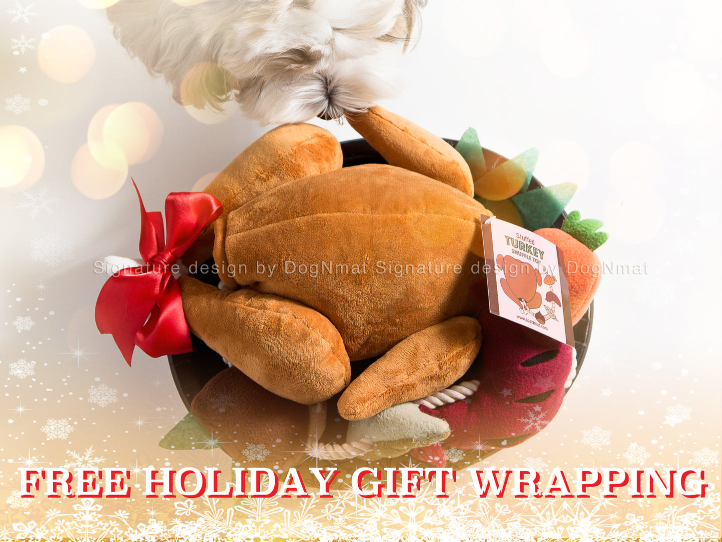 Stuffed Turkey Snuffle Dog Toy