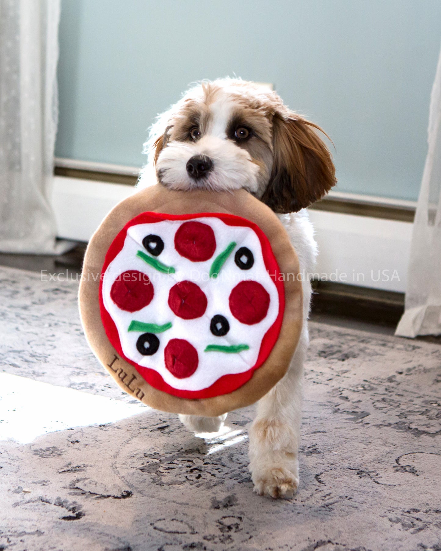 Personalized Pizza Snuffle Mat