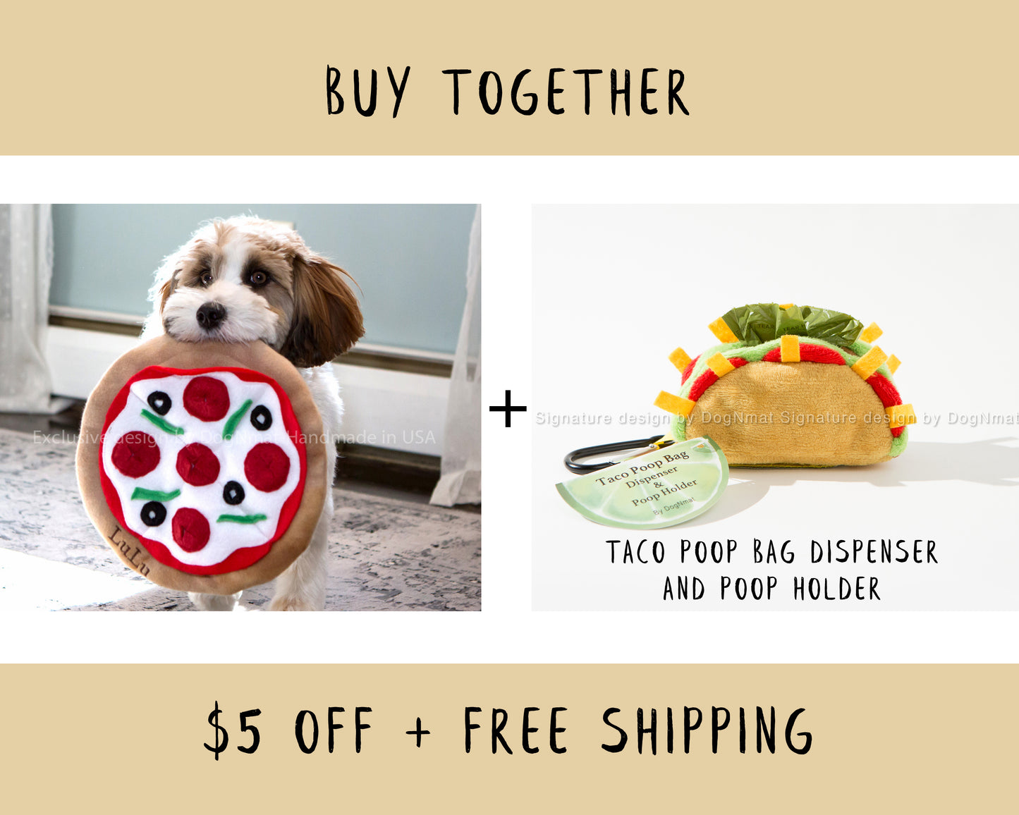 Personalized Pizza Snuffle Mat