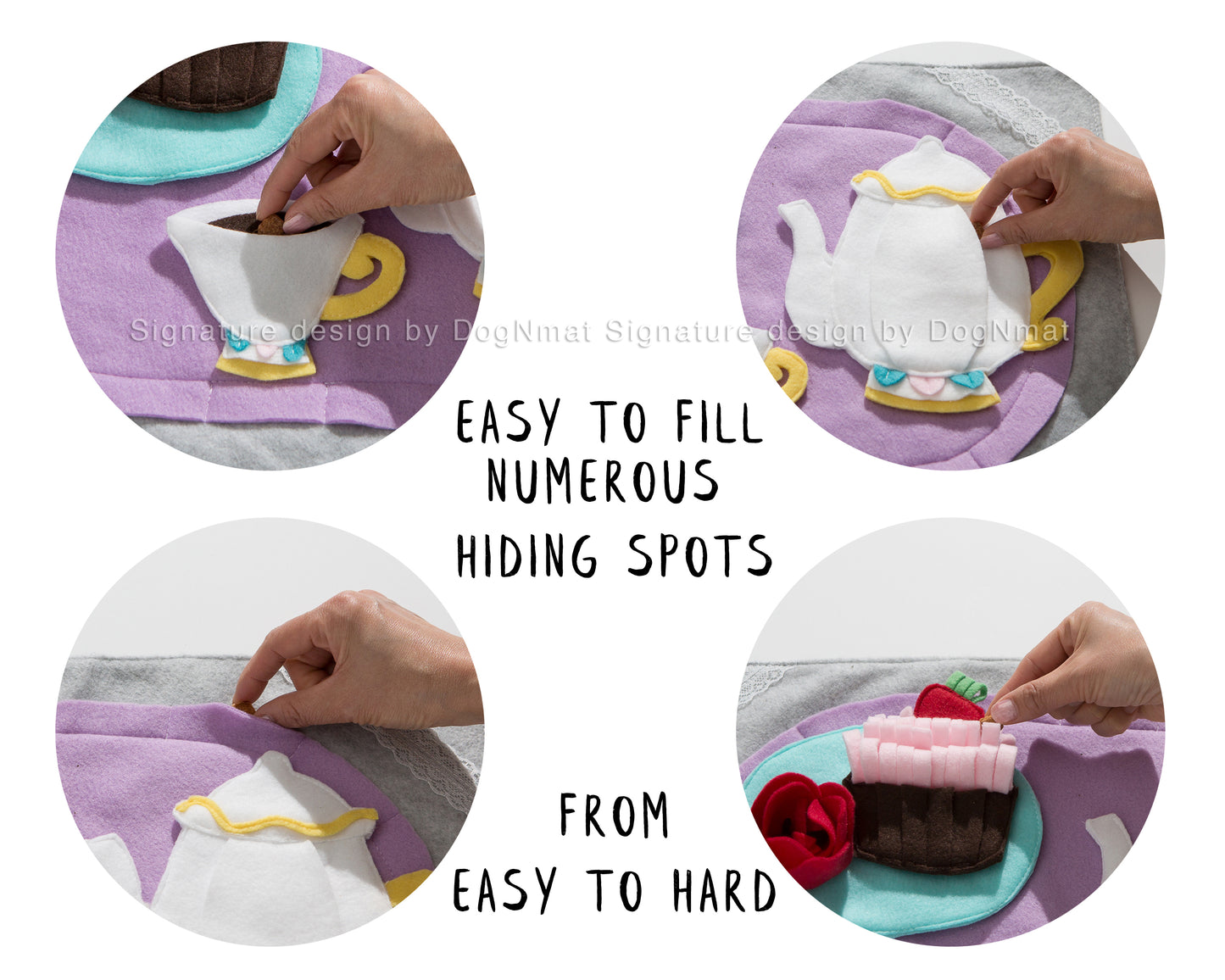 Tea party Snuffle Mat