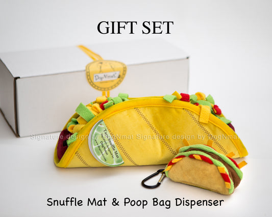 Taco + Taco Poop Bag Dispenser & Poop Holder Set